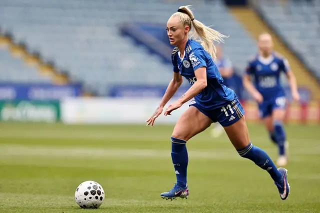 Alisha Lehmann of Leicester City