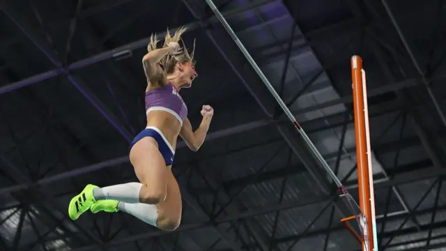 Molly Caudery of Team Great Britain competes