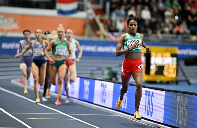 Birke Haylom of Ethiopia leads the field