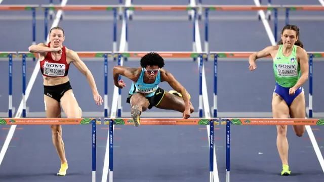 Devynne Charlton of Team Bahamas in action