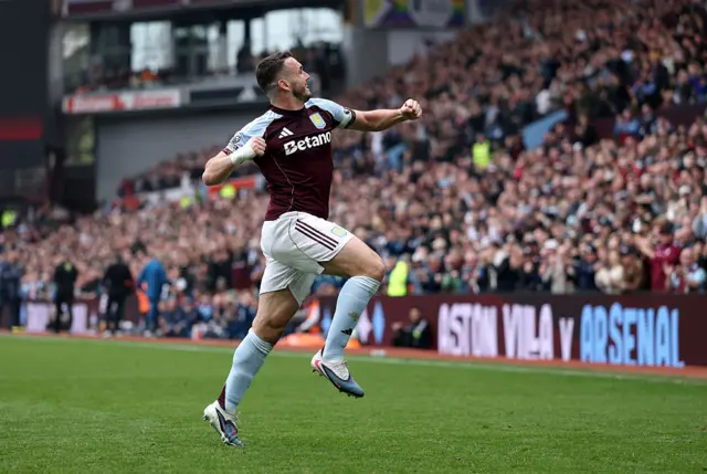 John McGinn of Aston Villa celebrates