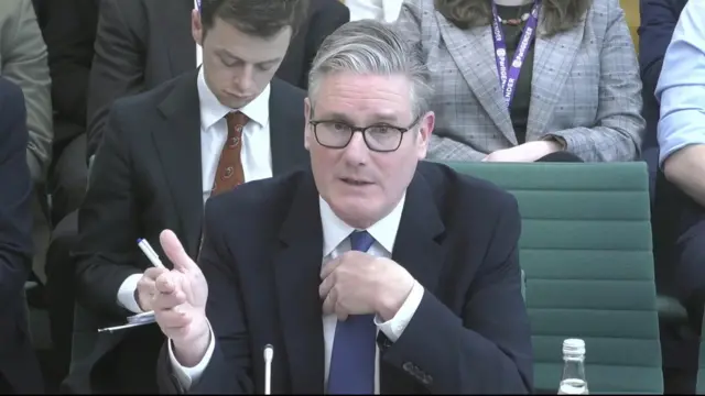 Screen grab of Prime Minister Sir Keir Starmer appearing before the Liaison Committee in the House of Commons, London. Picture date: Monday March 23, 2026.