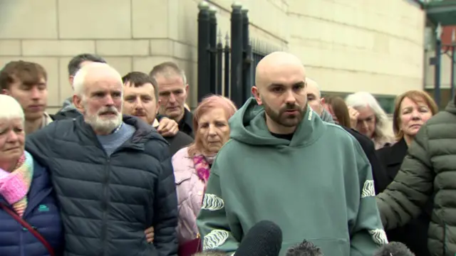 Family outside court