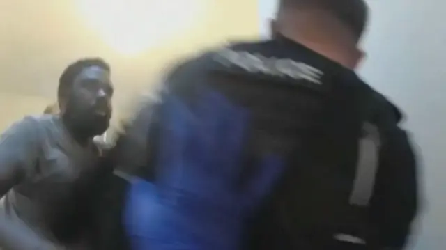 Calocane's assault on a police officer