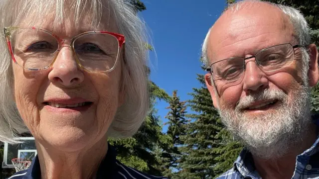 Lyn Fry and her husband Mike