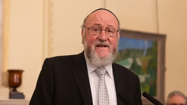 Chief Rabbi Ephraim Mirvis, pictured in December 2025