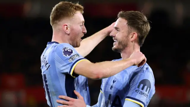 Dejan Kulusevski and James Maddison