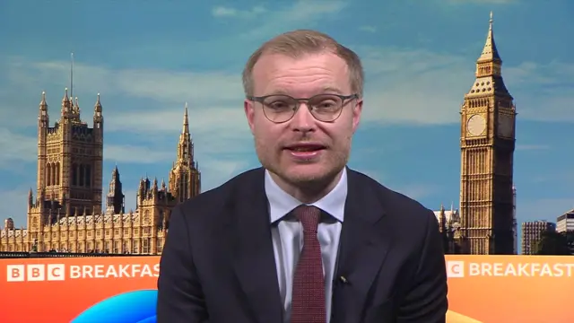 UK energy minister Michael Shanks speaks to BBC Breakfast