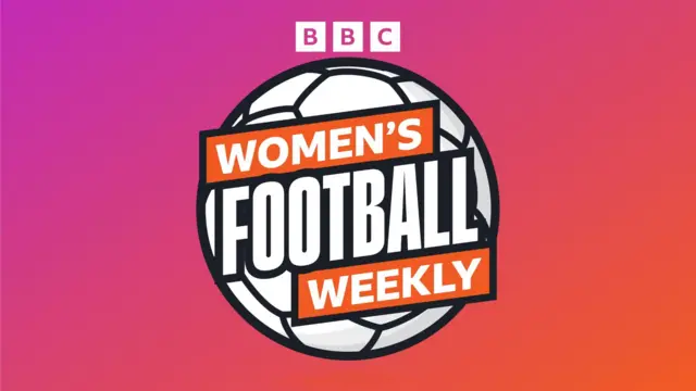 Women's Football weekly podcast graphic