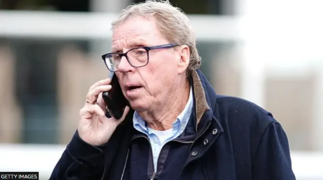 Harry Redknapp speaks on the phone