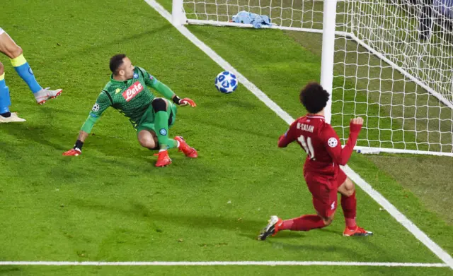 Mohamed Salah goal v Napoli