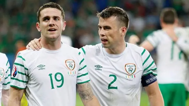 Seamus Coleman and Robbie Brady