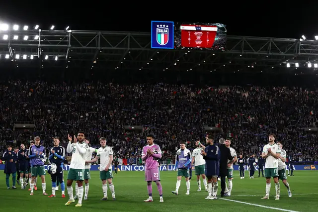 Northern Ireland applaud fans