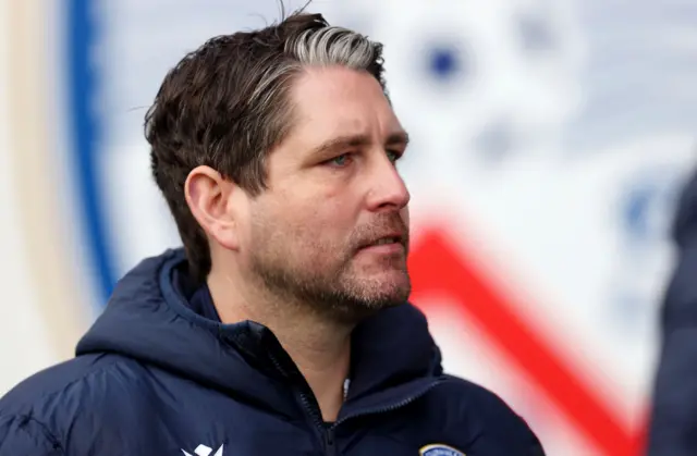 Coleraine manager Ruaidhri Higgins