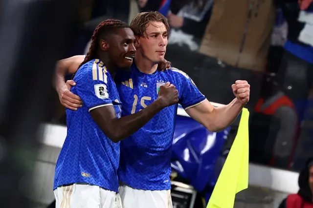 Italy celebrate