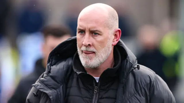 Larne manager Gary Haveron