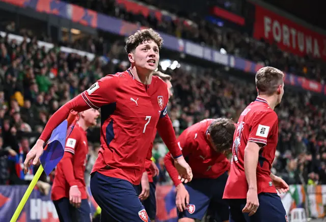 Ladislav Krejcí celebrates equalising late on