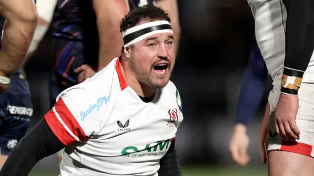 Rob Herring in action for Ulster