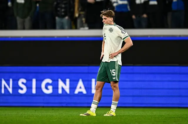 Ruairi McConville dejected