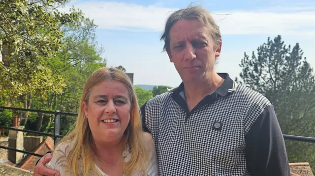 Sharon Miller and her partner Martin