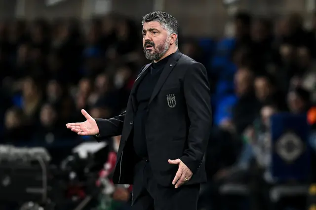 Gattuso watches on in disbelief