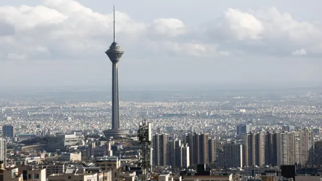 A cityscape of Tehran