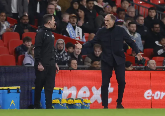 Tuchel rages at the fourth official