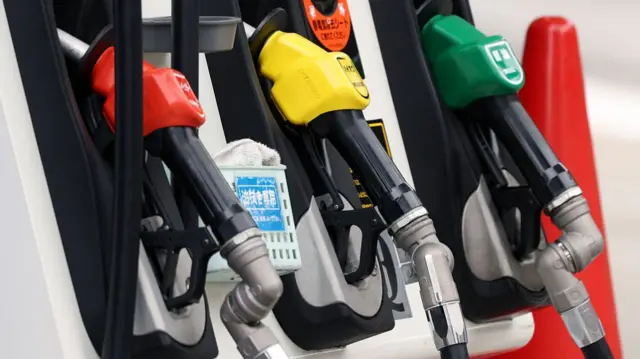 Fuel pumps in Japan.