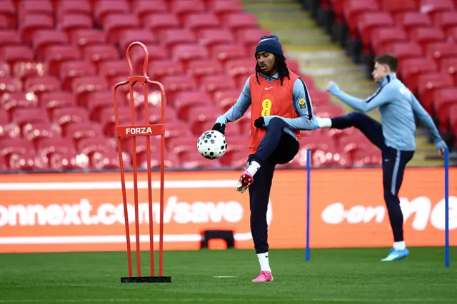 Spence in training