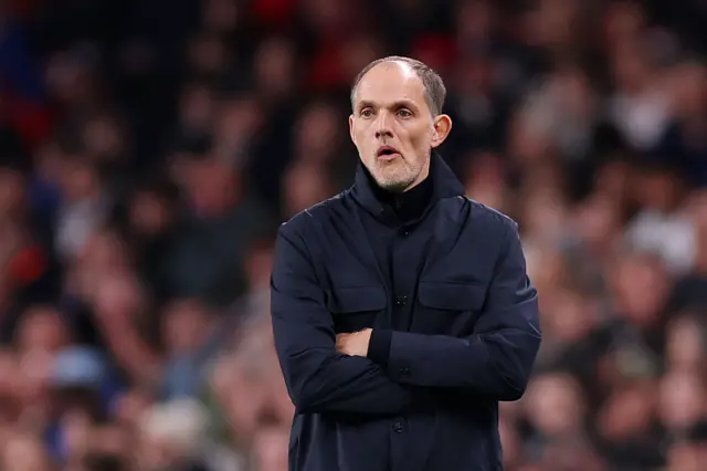 Tuchel looks unimpressed
