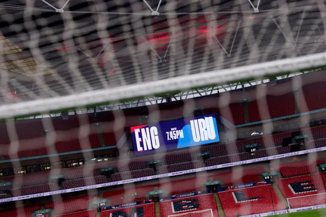 England v Uruguay at Wembley