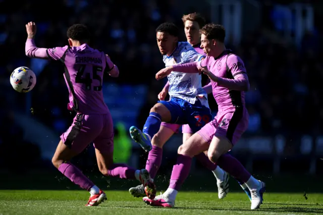 Kamari Doyle in action for Reading against Wigan