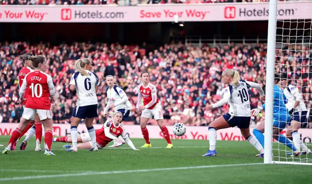 Russo heads Arsenal into the lead