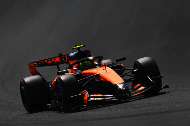 McLaren's Lando Norris during Japanese Grand Prix final practice