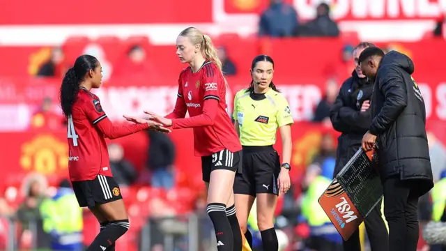 Jayde Riviere is substituted off for teammate Layla Drury