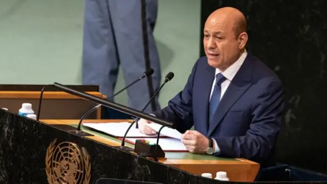 Rashad al-Alimi, president of Yemen's Presidential Leadership Council