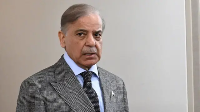 Pakistani Prime Minister Shehbaz Sharif, pictured earlier this year