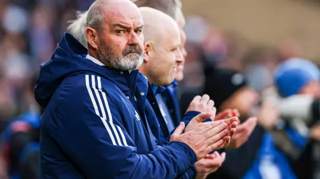 Scotland head coach Steve Clarke
