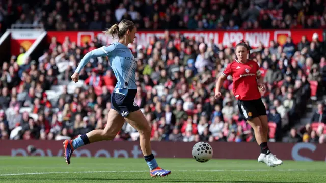 Kerstin Casparij of Manchester City in action