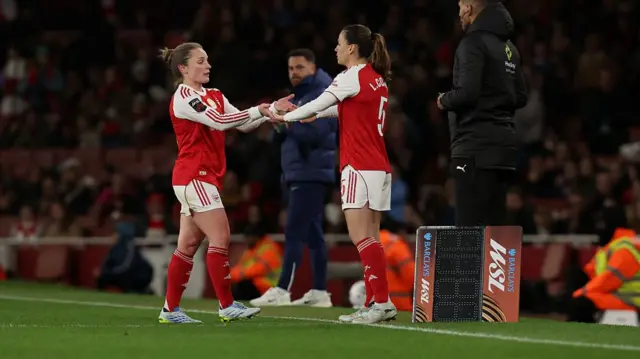 Kim Little is substituted
