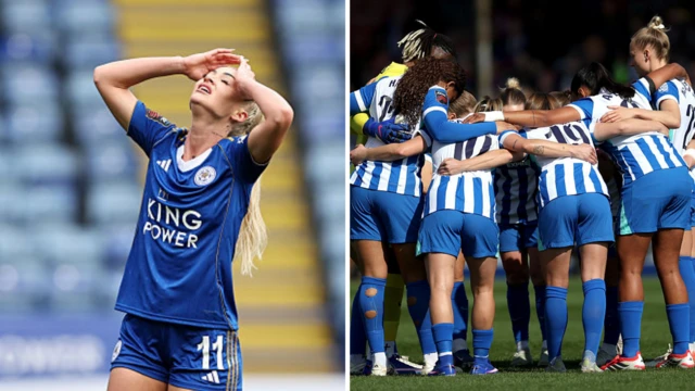 Lehmann reacts, Brighton huddle