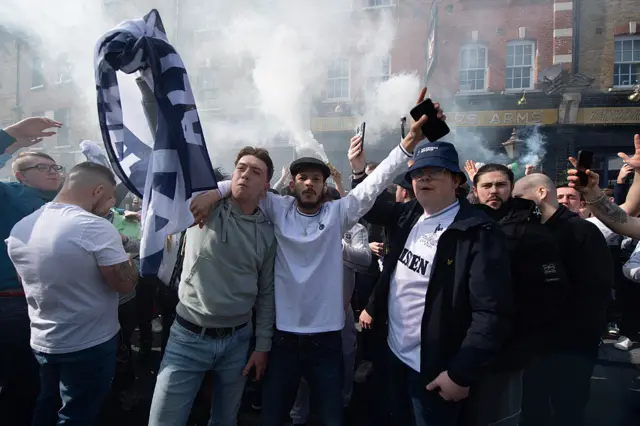 Tottenham fans