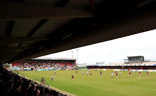 A general view of the game between West Ham and London City Lionesses