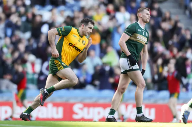 Donegal's Caolan McGonagle after scoring his side’s third goal of the match