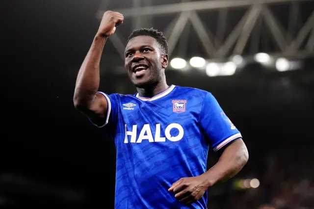Ipswich Town's Azor Matusiwa celebrates