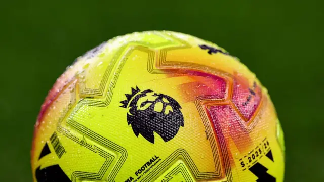 The PUMA Orbita winter match ball during the Premier League match between Everton and Bournemouth