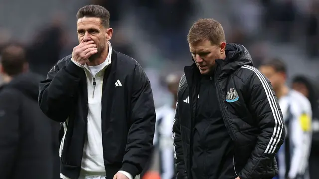 Jason Tindall and Eddie Howe