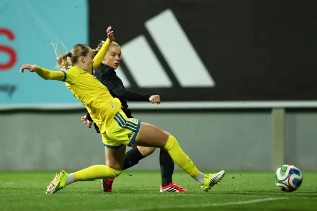 Alessia Russo of England during the 2027 FIFA Women's World Cup Qualifier between Ukraine and England at Mardan Sports Complex on March 03, 2026.
