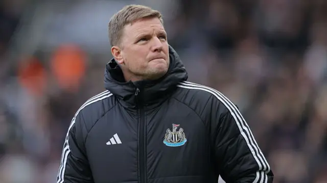 Eddie Howe, head coach of Newcastle United,