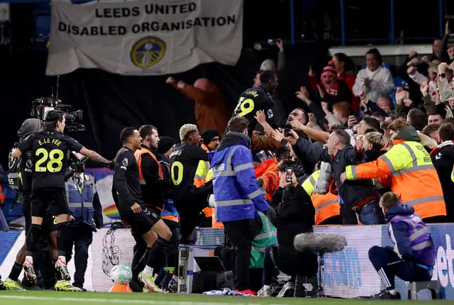 Habib Diarra of Sunderland celebrates scoring his team's first goal
